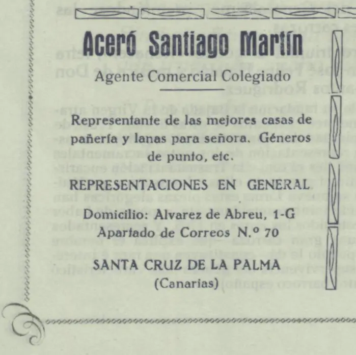 Programa Bajada de La Virgen, 1945.